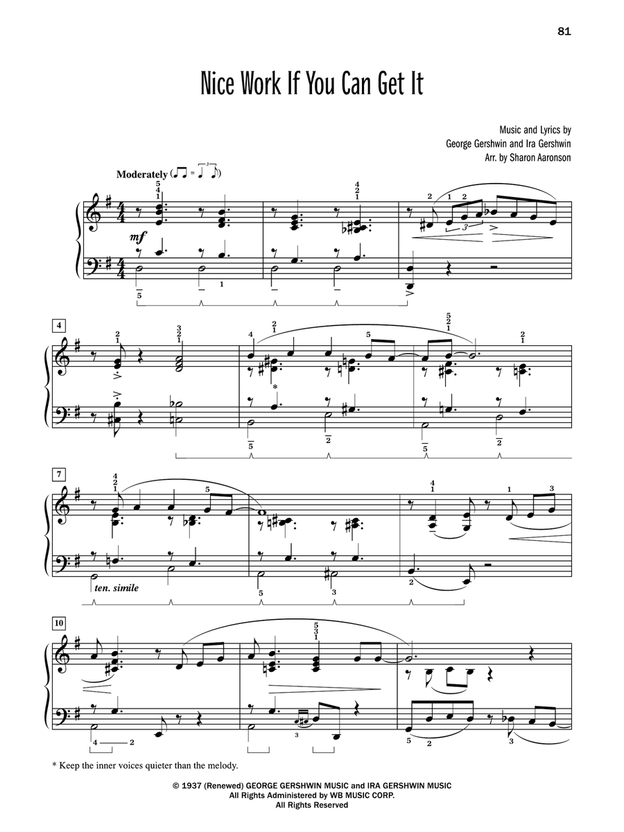 Nice Work If You Can Get It (from 