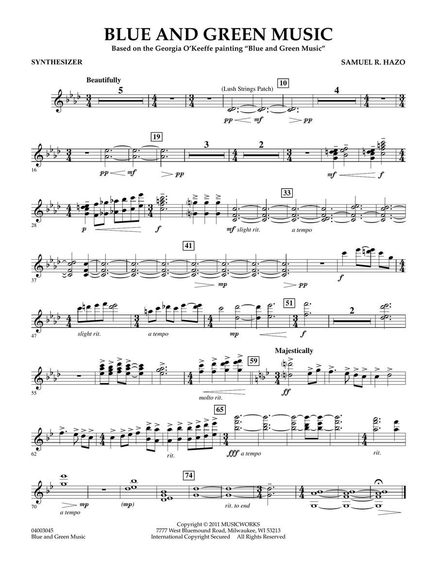 Blue And Green Music - Synthesizer