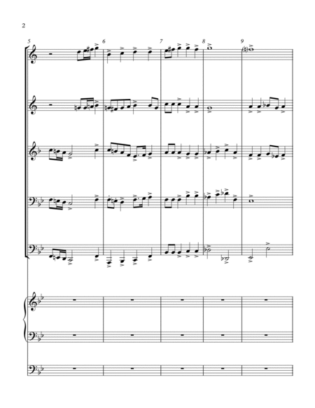 Hosanna, Loud Hosanna (Brass Quintet, opt. Organ) image number null