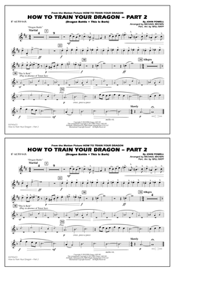 Book cover for How To Train Your Dragon Part 2 - Eb Alto Sax