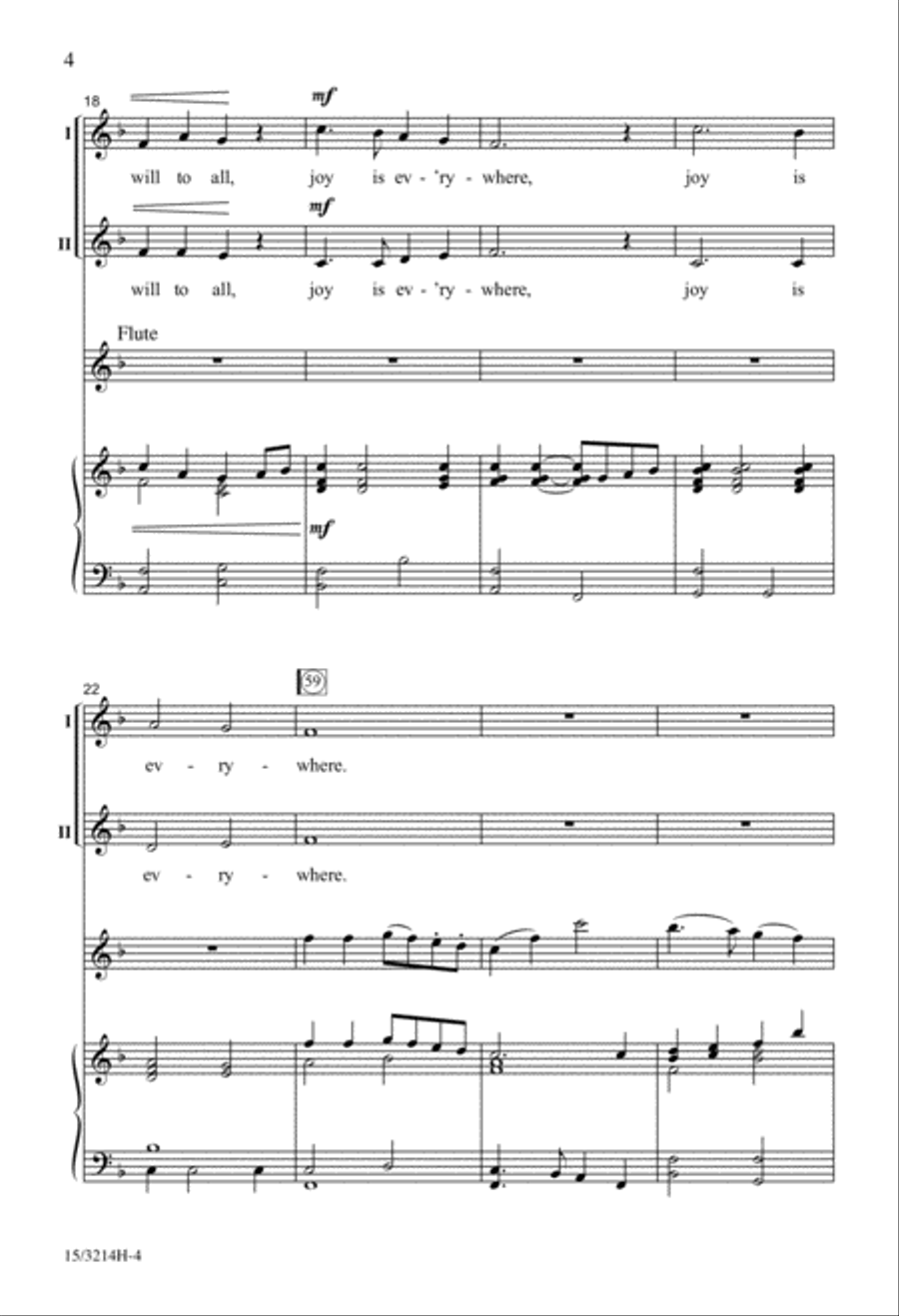 Joy Is Everywhere! 2-Part scores gallery preview page 4