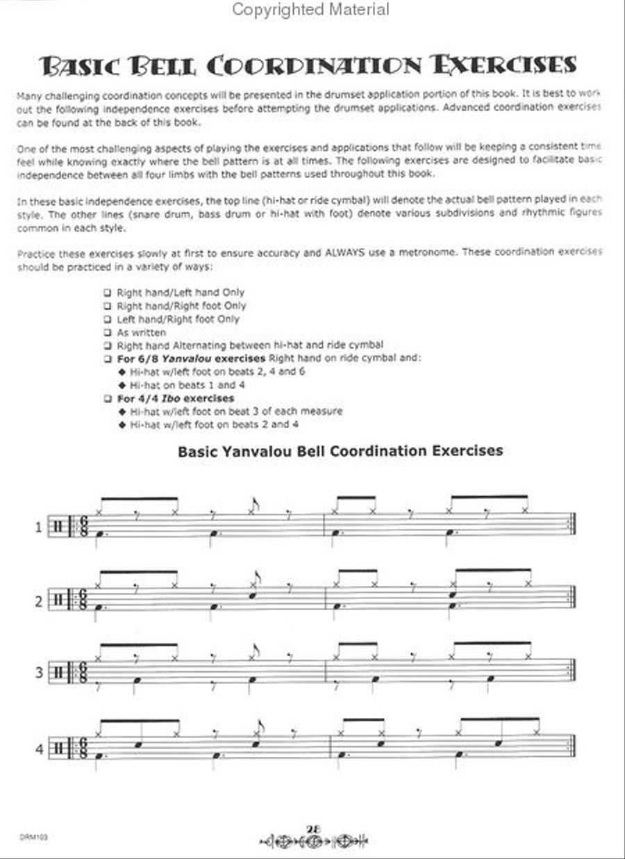 Voudou Drumset Drum Set scores gallery preview page 2