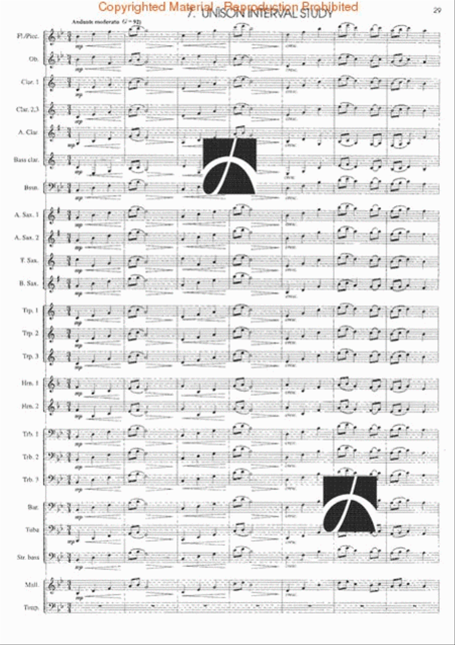 Tone Studies for Band Tone Studies for Band Concert Band scores gallery preview page 24