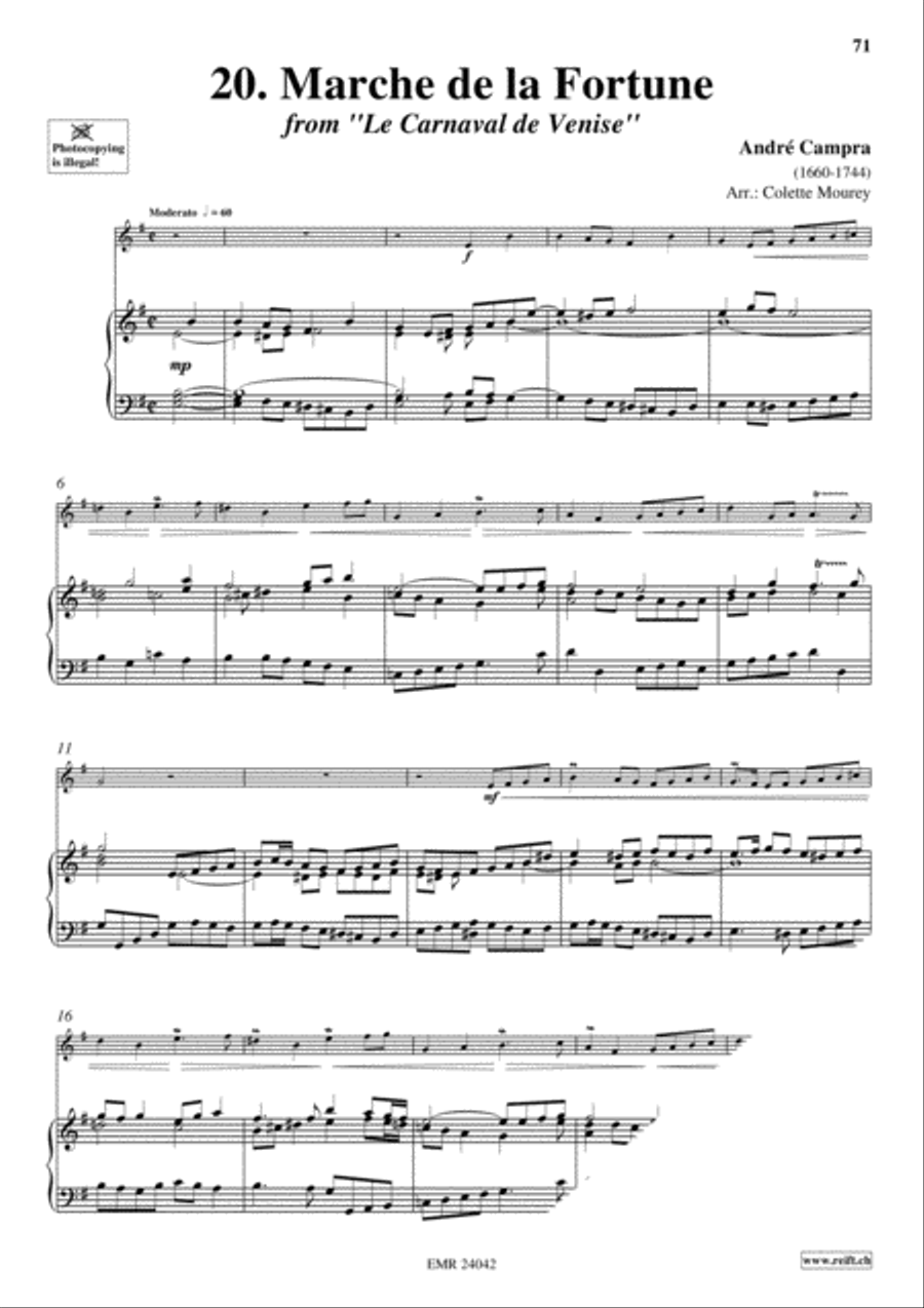 40 Greatest Baroque Hits Volume 1 Soprano Recorder scores gallery preview page 22