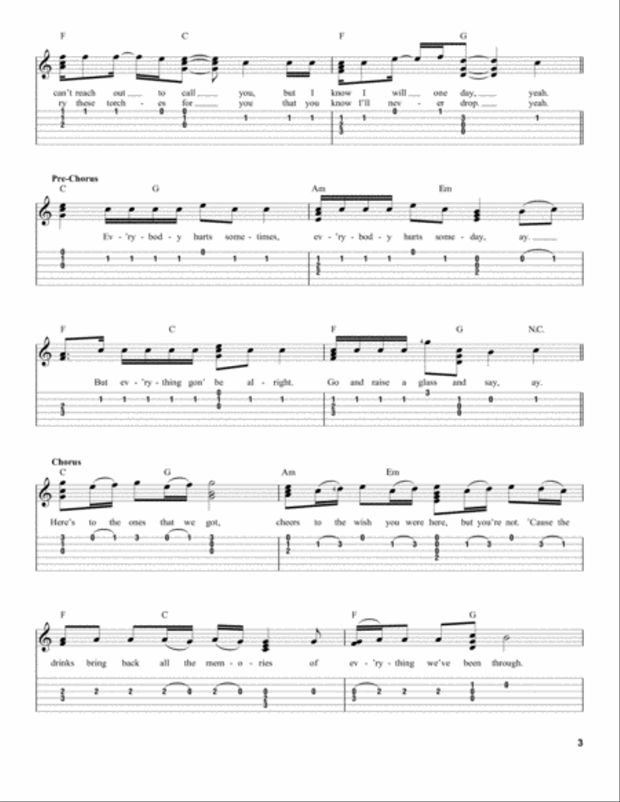 Memories Memories Acoustic Guitar scores gallery preview page 3