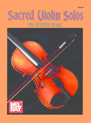 Book cover for Sacred Violin Solos