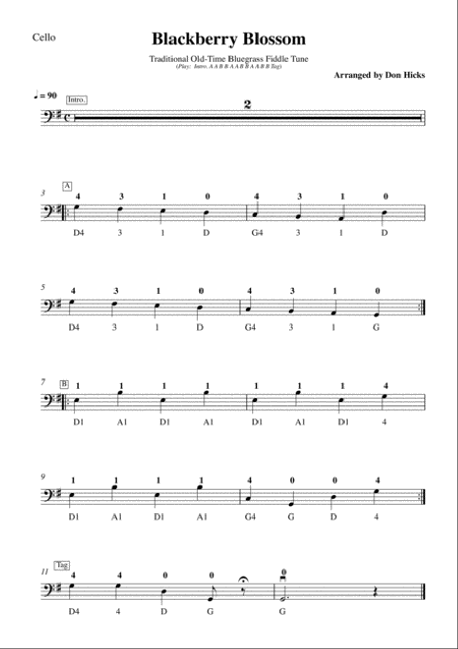 Blackberry Blossom for String Orchestra String Orchestra scores gallery preview page 4