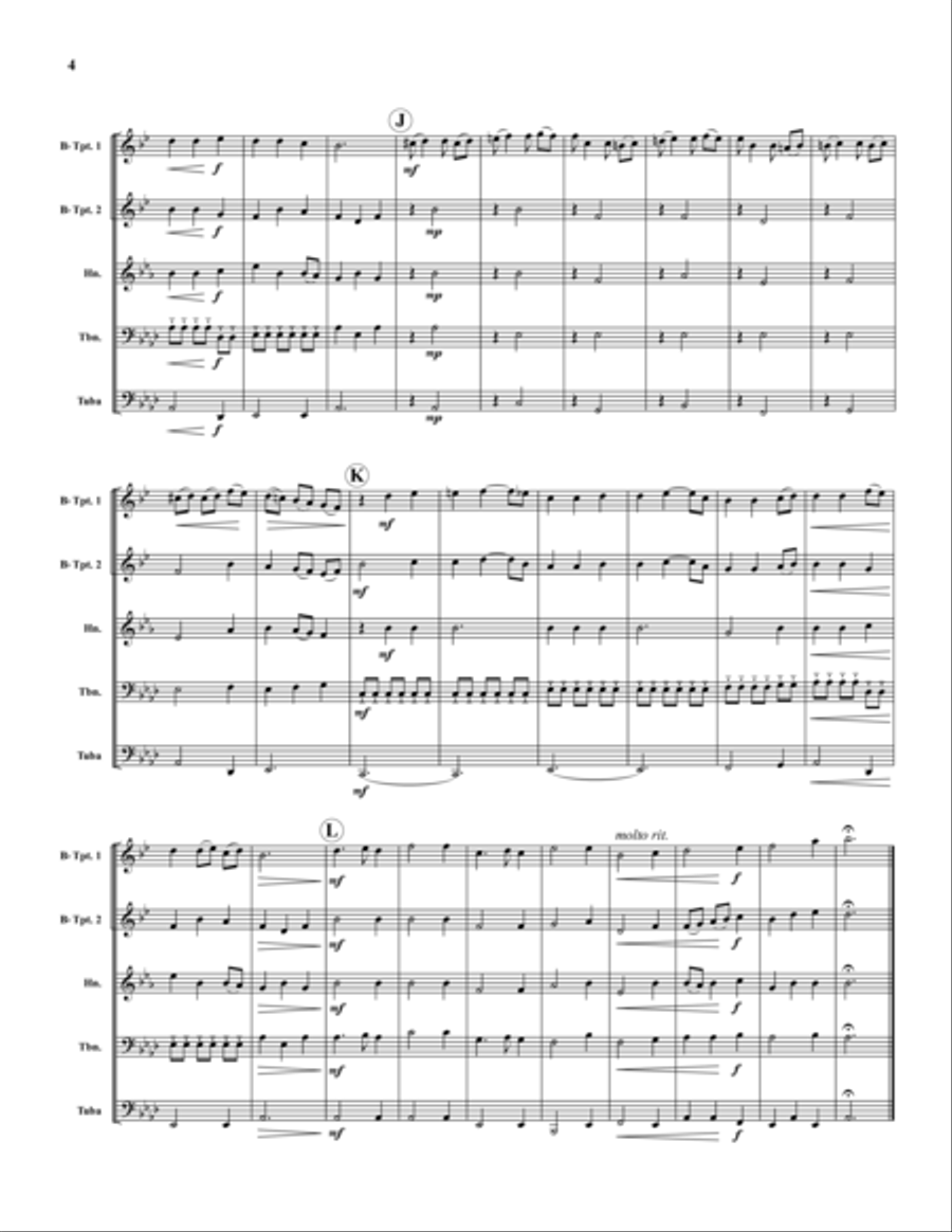 Air Brass Quintet scores gallery preview page 4