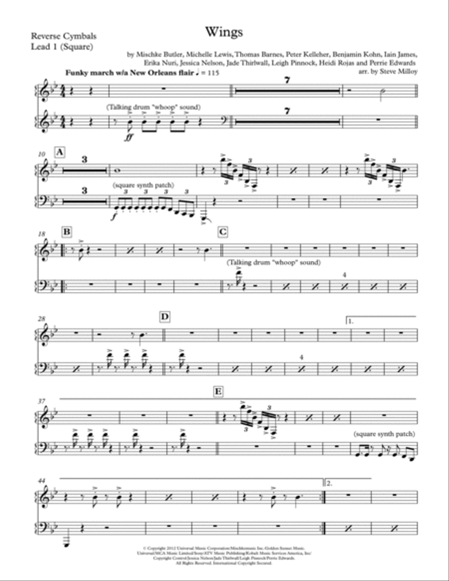 Wings Wings Small Ensemble scores gallery preview page 3