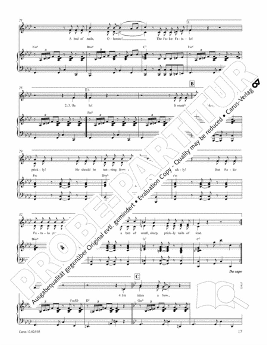 Circus Allegro Circus Allegro Choir scores gallery preview page 18