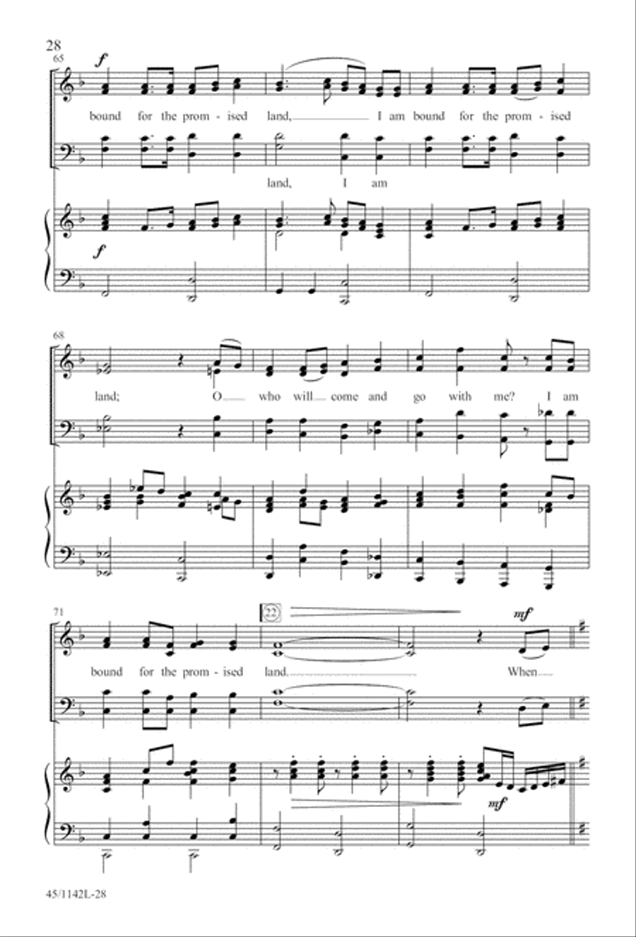 The Church's One Foundation 4-Part scores gallery preview page 30