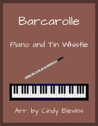 Barcarolle, Piano and Tin Whistle (D)
