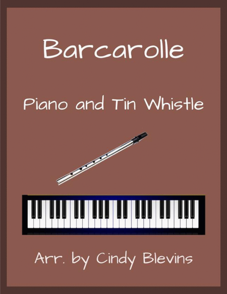 Barcarolle, Piano and Tin Whistle (D) image number null