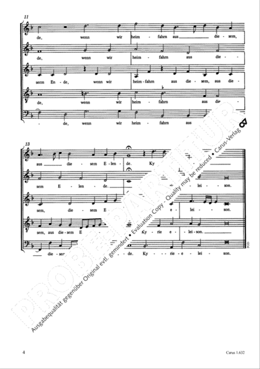 We now implore the Holy Ghost (Nun bitten wir den Heiligen Geist) SSATB scores gallery preview page 5