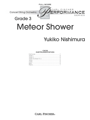Book cover for Meteor Shower