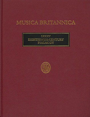 Book cover for Eighteenth-Century Psalmody (LXXXV)
