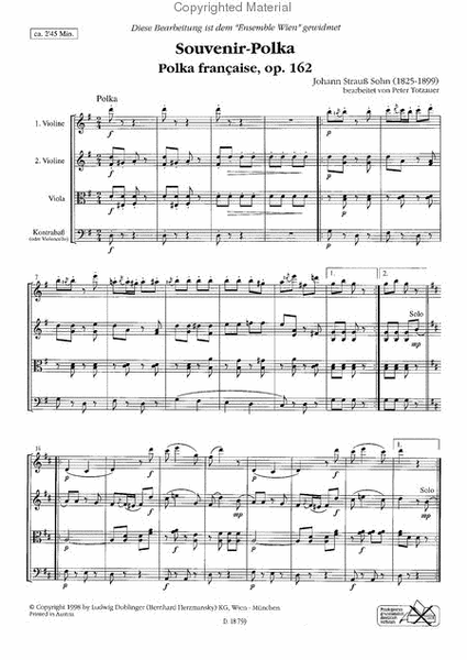 Souvenir-Polka op. 162
