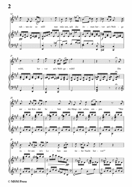 Schubert-Der Blumen Schmerz,Op.173 No.4,in f sharp minor,for Voice&Piano image number null