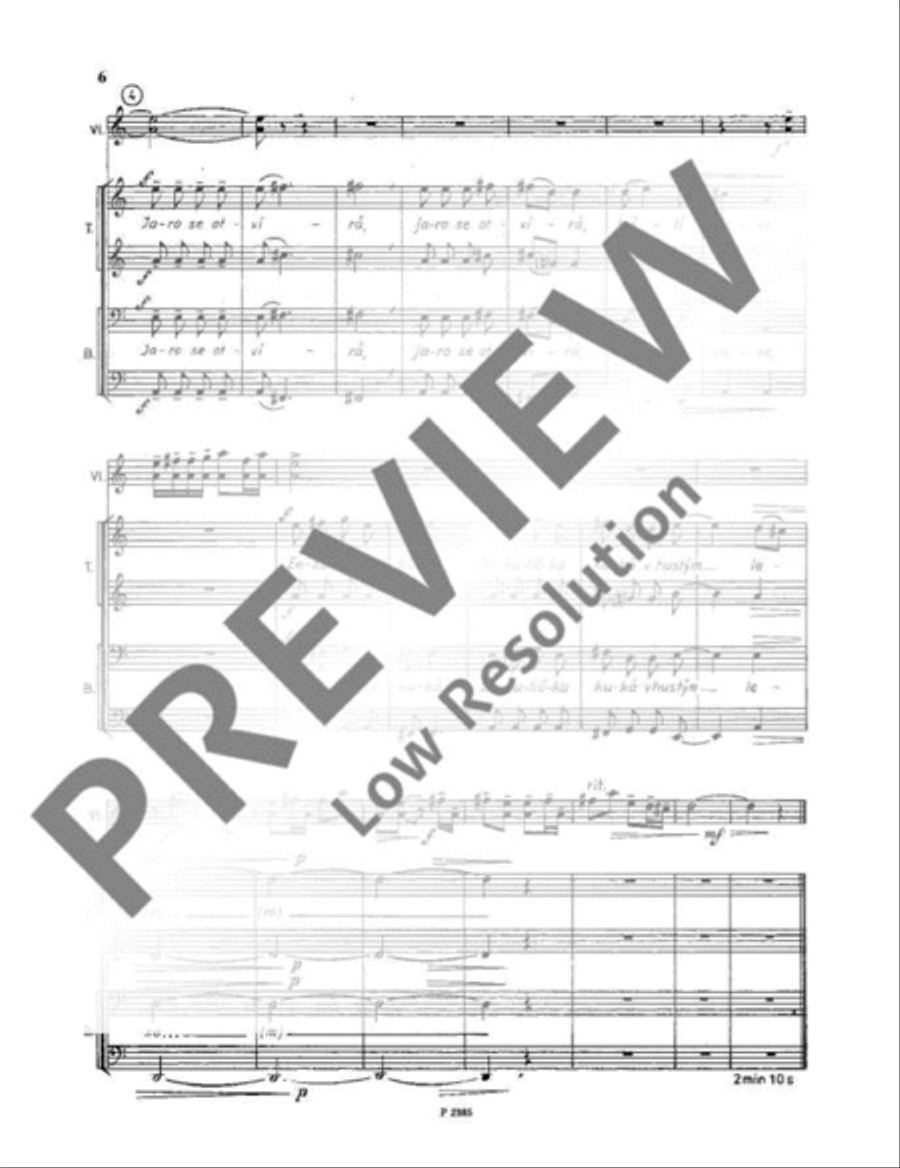 Spring is Opening Men's Choir scores gallery preview page 7
