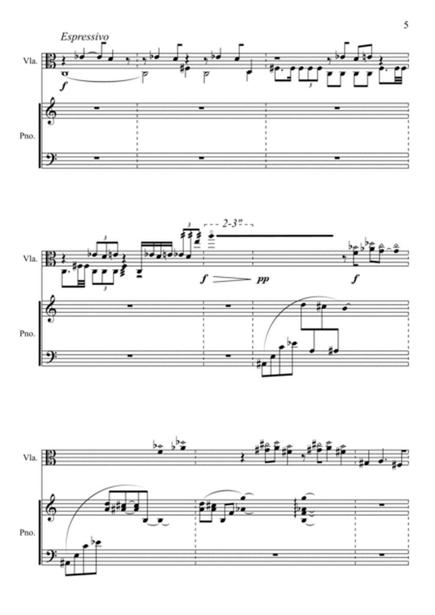 Prelude & Scherzo for viola & piano