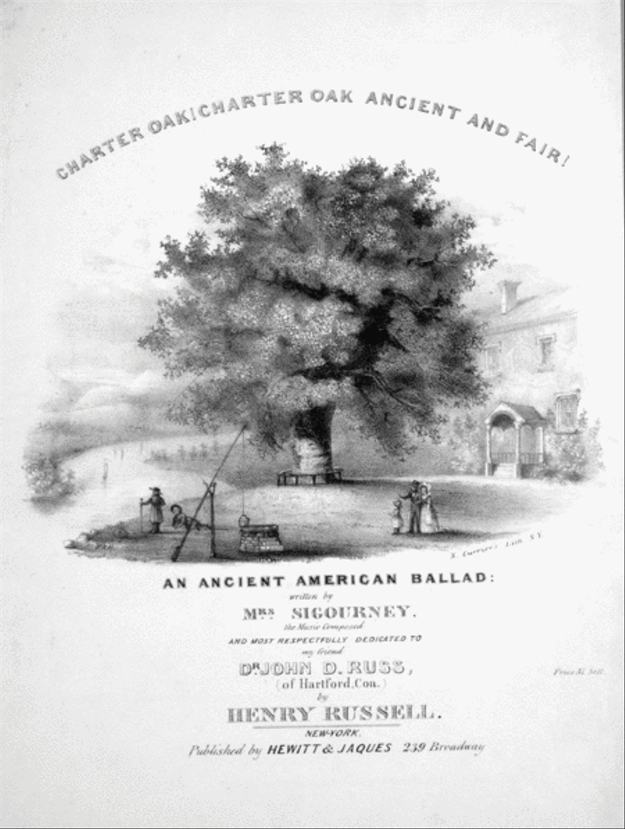Charter Oak! Charter Oak Ancient and Fair! An Ancient American Ballad Voice scores gallery preview page 1