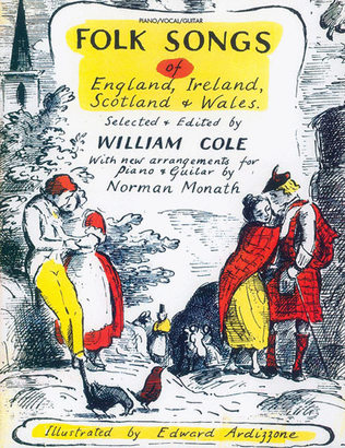 Book cover for Folk Songs of England, Ireland, Scotland & Wales