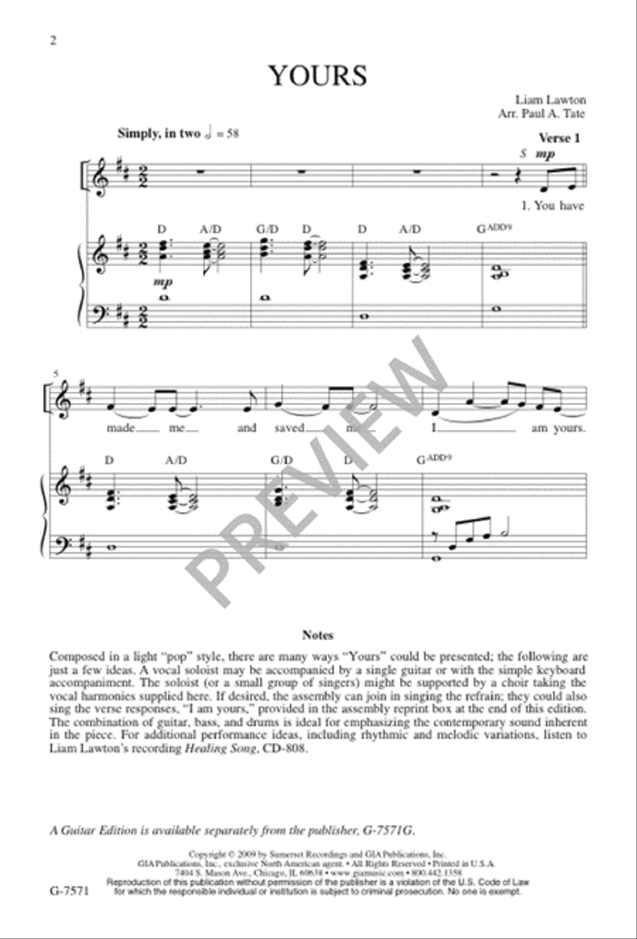 Yours 3-Part scores gallery preview page 2