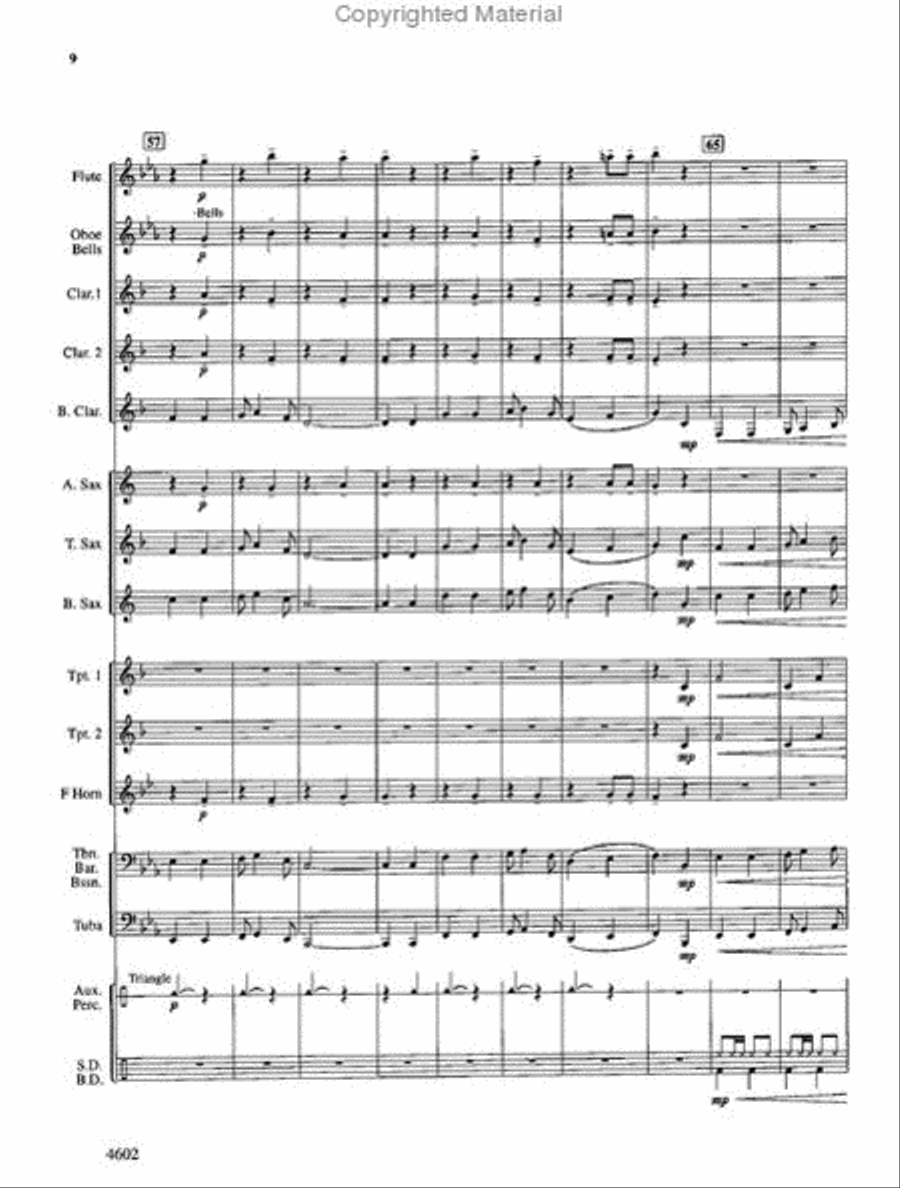 Band Avenue Band Avenue Concert Band scores gallery preview page 9