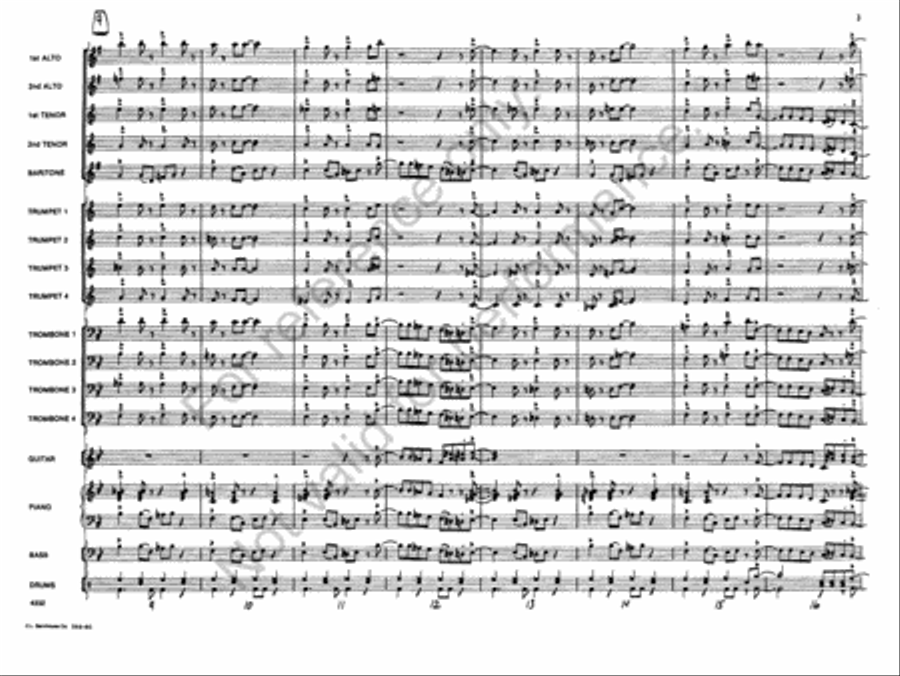 Christmas and Holiday Jazz Saver Pack Jazz Ensemble scores gallery preview page 24