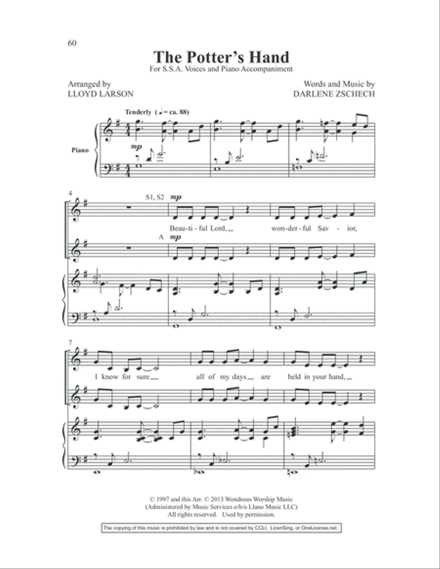 Women in Song 4 Women in Song 4 SSA scores gallery preview page 62