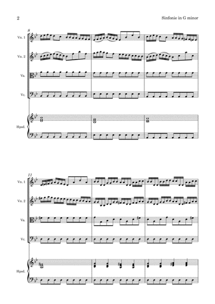 Hasse Sinfonie in G minor Op. 5 No. 6 image number null