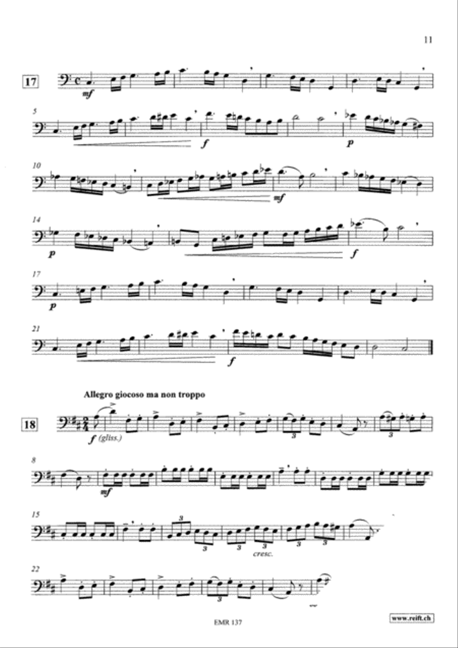 Technical & Melodic Studies Vol. 3 Trombone scores gallery preview page 11