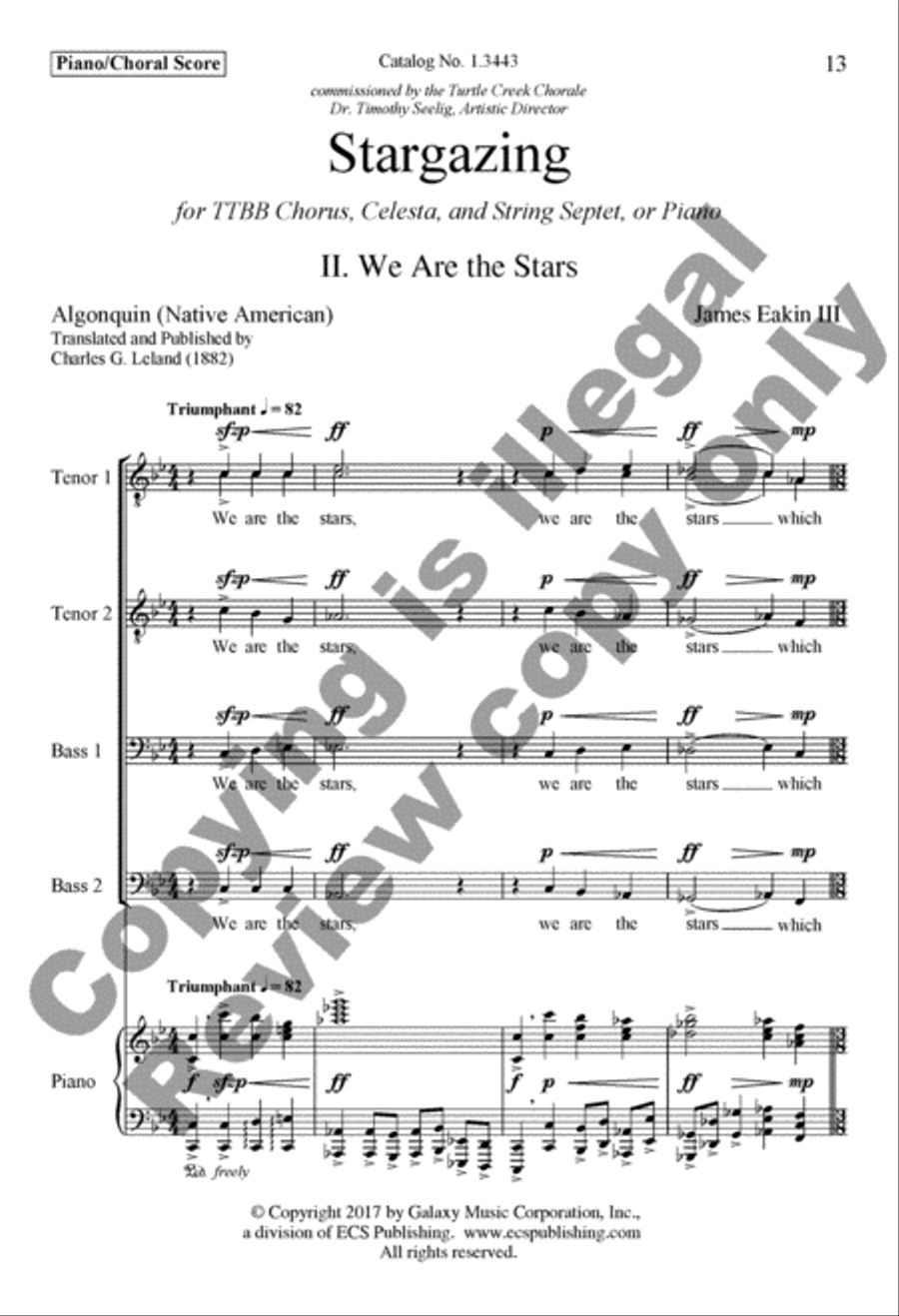 Stargazing TTBB scores gallery preview page 34