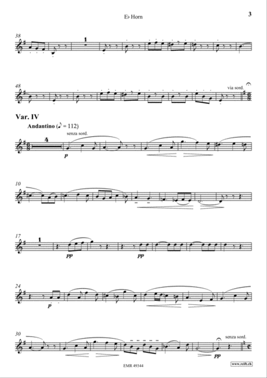 Zurcher Marsch Horn scores gallery preview page 4