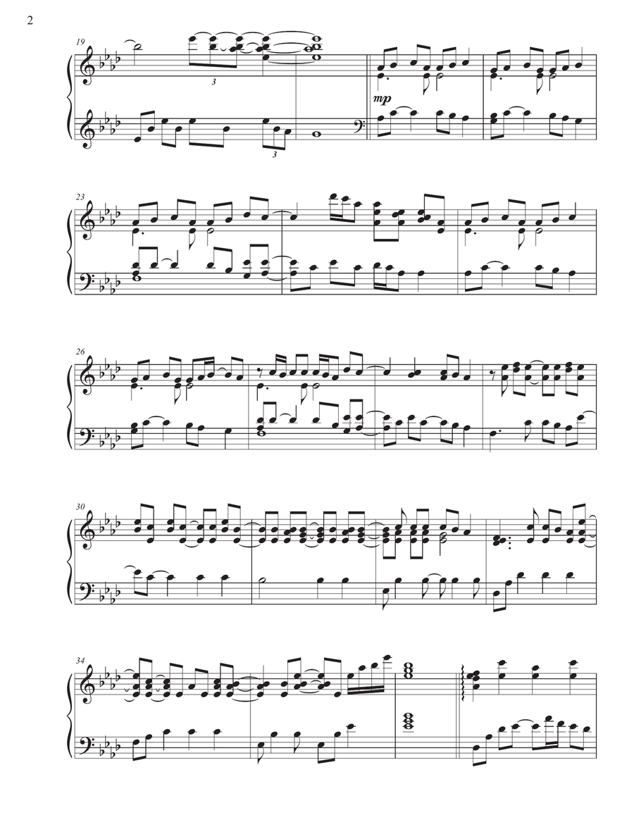 Enchanted Piano Solo scores gallery preview page 2