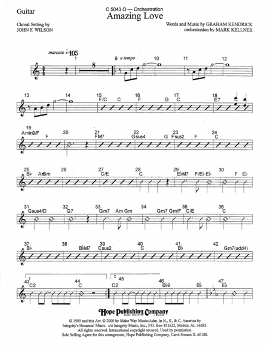 Amazing Love Choir scores gallery preview page 21