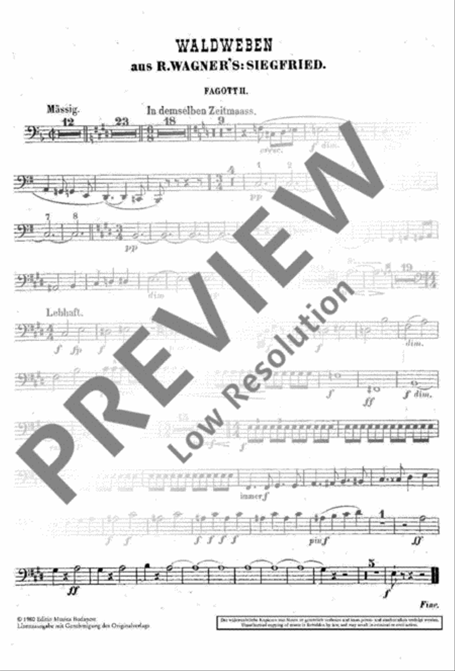 Siegfried Orchestra scores gallery preview page 17
