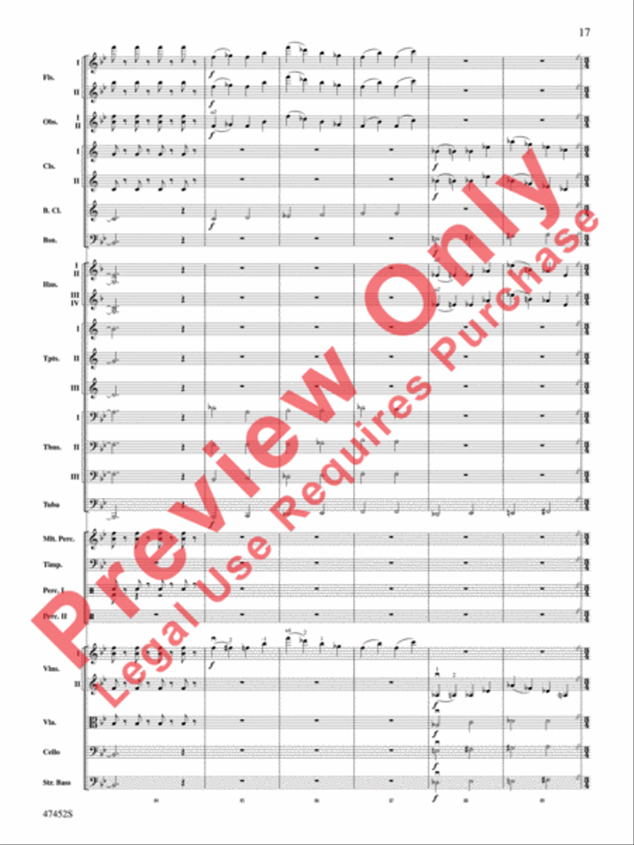 Fantastic Beasts: The Crimes of Grindelwald Full Orchestra scores gallery preview page 18
