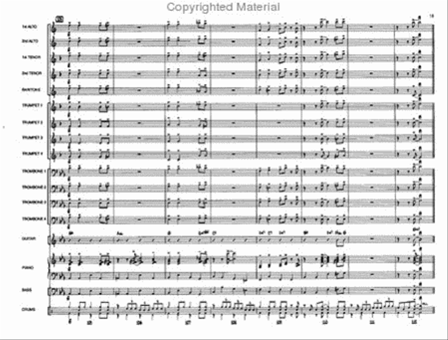 Swing, Swang, Swung Jazz Ensemble scores gallery preview page 15