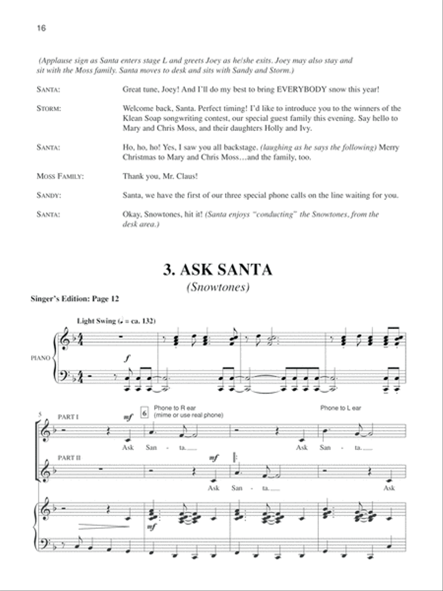 The North Pole Radio Hour - SoundTrax CD (CD only) Choir scores gallery preview page 4