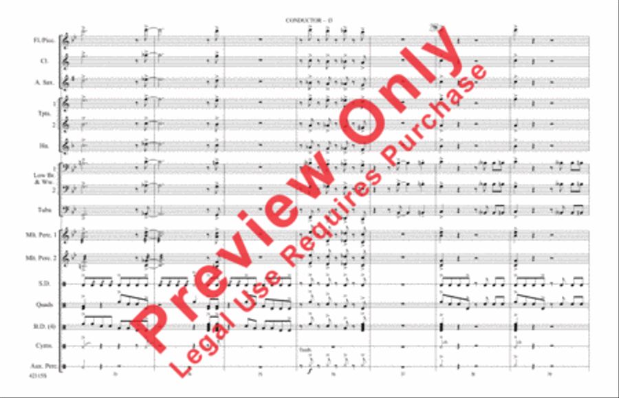 You Ought to Be Having Fun / What Is Hip? Marching Band scores gallery preview page 14