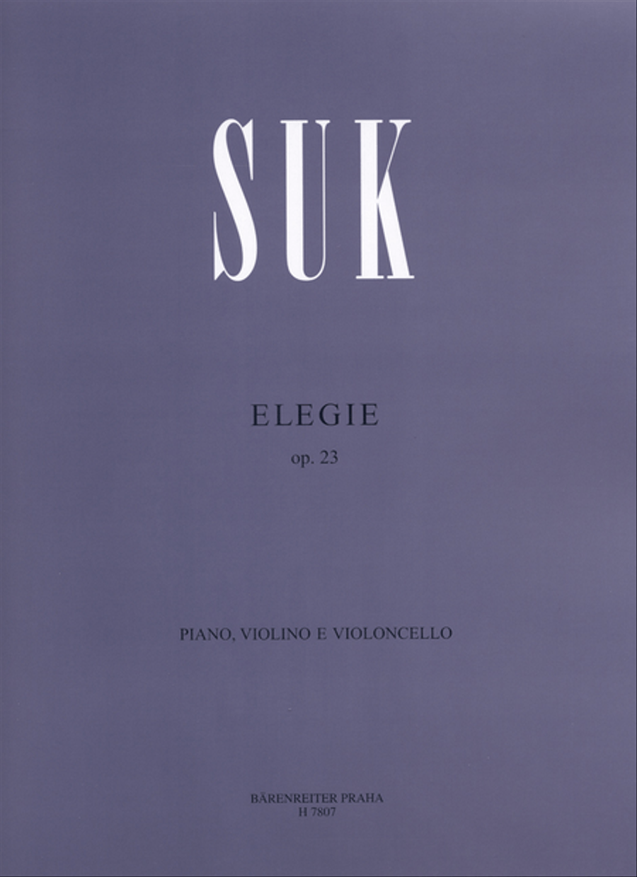 Elegie, op. 23 Piano Trio scores gallery preview page 1
