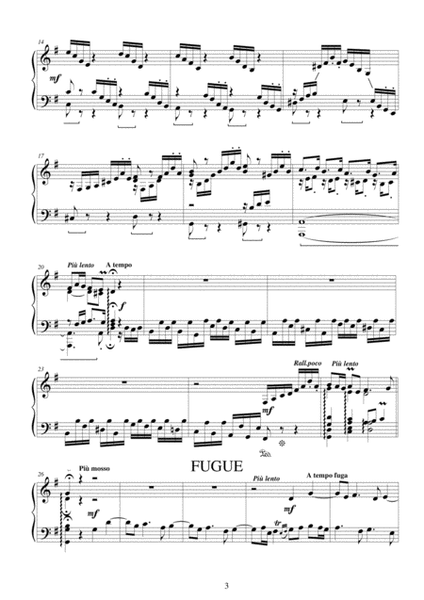 J.S.Bach - Four Little Preludes and Fugues for piano