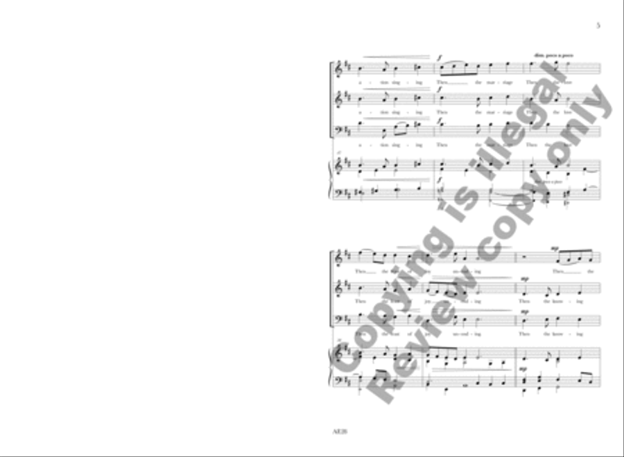 Now the Silence, Now the Peace Unison Choir scores gallery preview page 6
