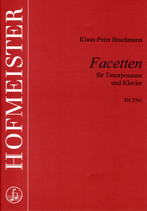 Book cover for Facetten. Konzertstucke fur Tenorposaune und Orchester / KlA