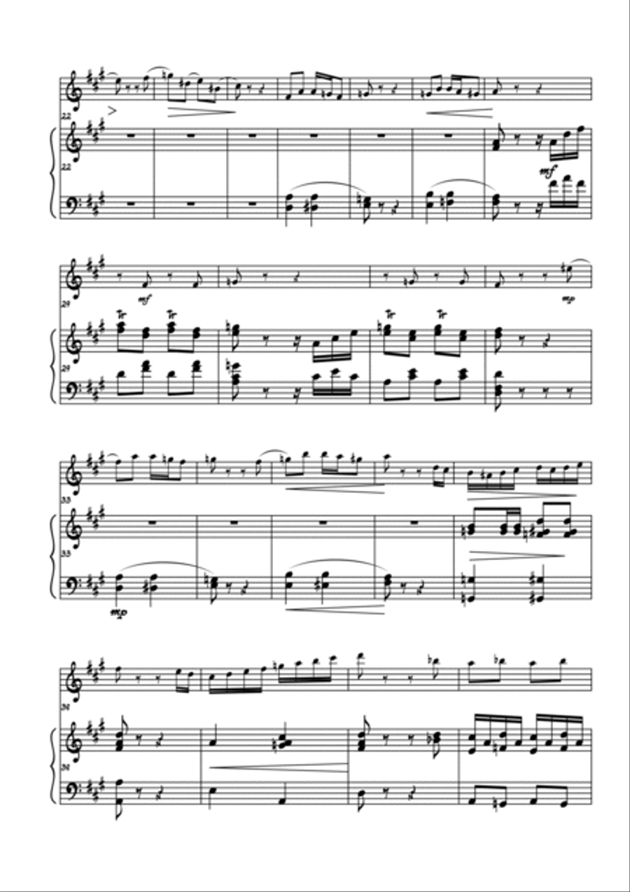 Chick Polka Piano Quartet scores gallery preview page 6