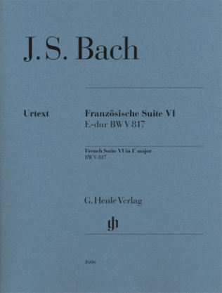 Book cover for French Suite VI E-Flat Major