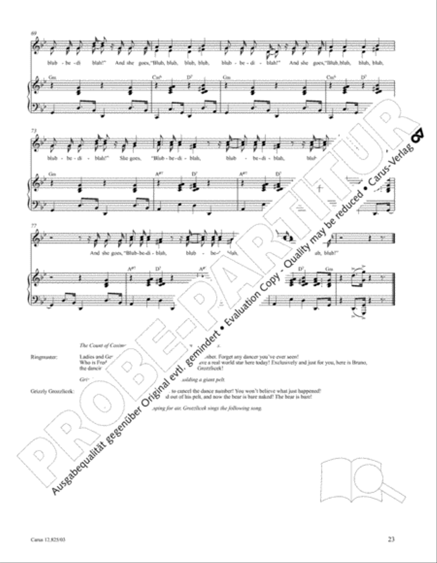 Circus Allegro Circus Allegro Choir scores gallery preview page 24