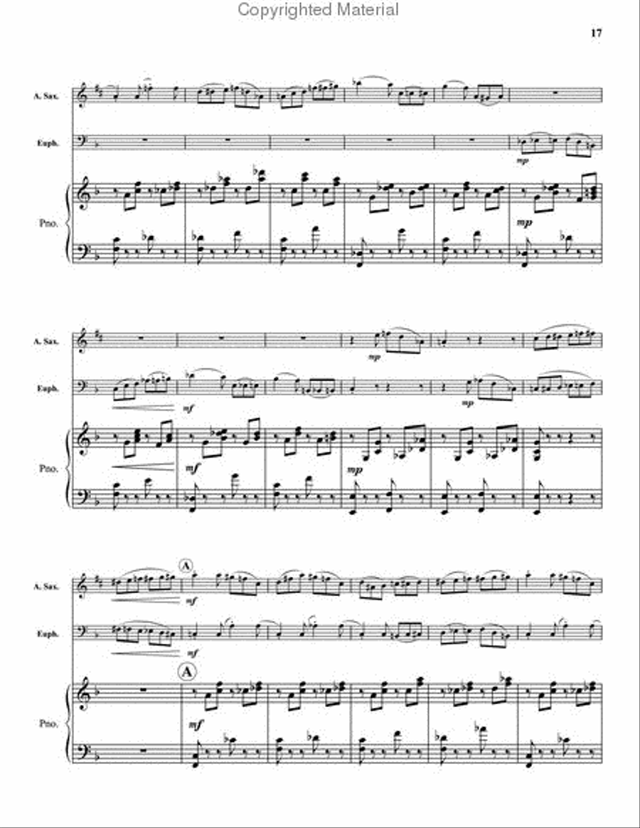 Conversations Saxophone scores gallery preview page 7