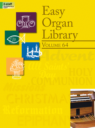 Book cover for Easy Organ Library, Vol. 64